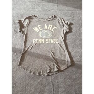 Penn State Nittany Lions Gray Graphic Tee Shirt Women Size M Cotton Blend